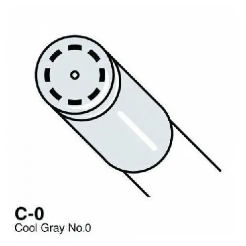 Ciao marker c0 cool gray no.0 Copic