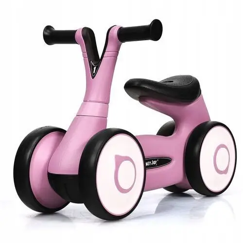 Costway Chodzik rowerek dla dzieci różowy