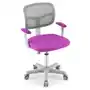 Dziecięce krzesło z regulowaną wysokością purpurowe Costway Sklep