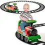 Elektryczny pociąg do jeżdżenia dla dzieci z torem Costway Sklep