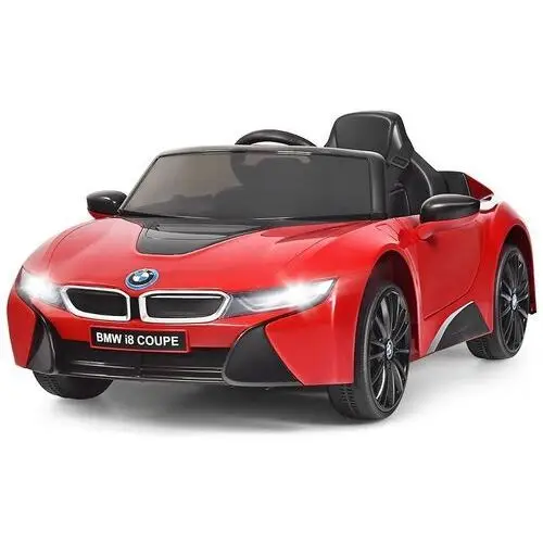 Elektryczny samochód dla dzieci BMW i8 Czerwony, kolor czerwony