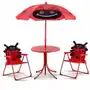 Krzesła i stolik z parasolem ogrodowym zestaw dla dzieci Sklep