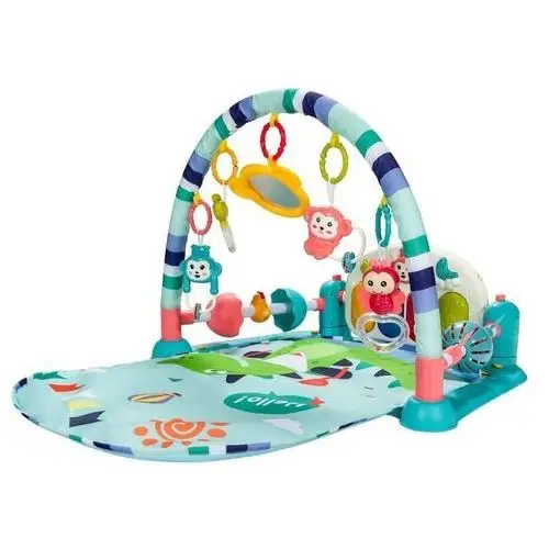 Costway Mata do zabawy z odczepianym pianinem dla niemowląt i zabawkami