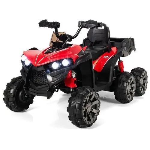 Pojazd elektryczny ATV dla dzieci czerwony, kolor czerwony