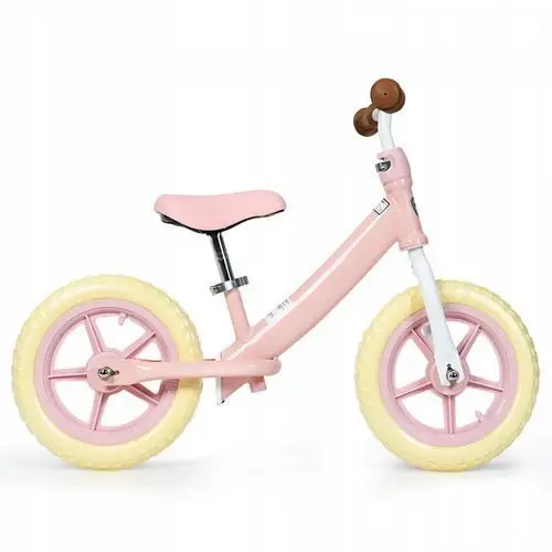 Costway Różowy rowerek biegowy dla dzieci
