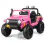 Samochód elektryczny jeep dla dzieci różowy Sklep