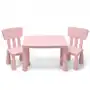Zestaw ze stołem i 2 krzesłami dla dzieci 76,5 x 54,5 x 49,5 cm Sklep