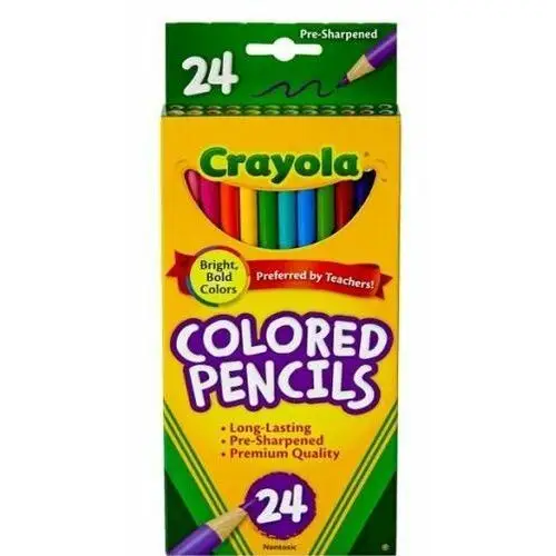 CRAYOLA COLORED PENCIL Kredki dla dzieci 24 kolory