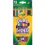 Crayola , dwustronne kredki ołówkowe zmywalne, 24 kolory Sklep