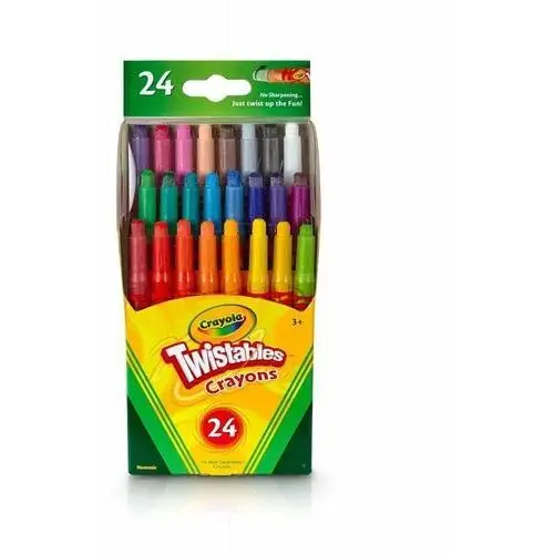 Crayola - kredki świecowe twistables 24 kolory