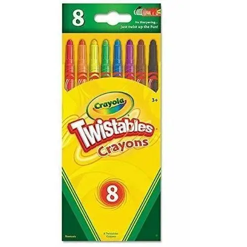 Crayola Kredki świecowe twistables 8 kolorów