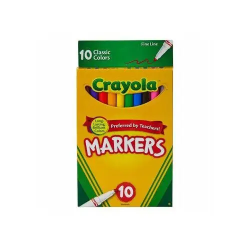 Markery kolorowe 10 szt Crayola