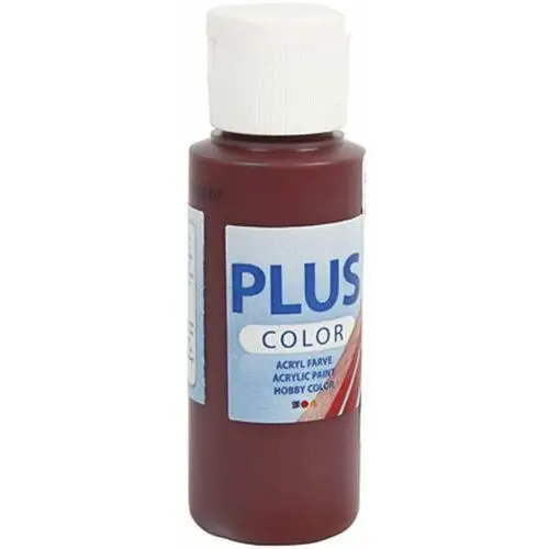 Farba akrylowa, Plus Color, bordowa, 60 ml