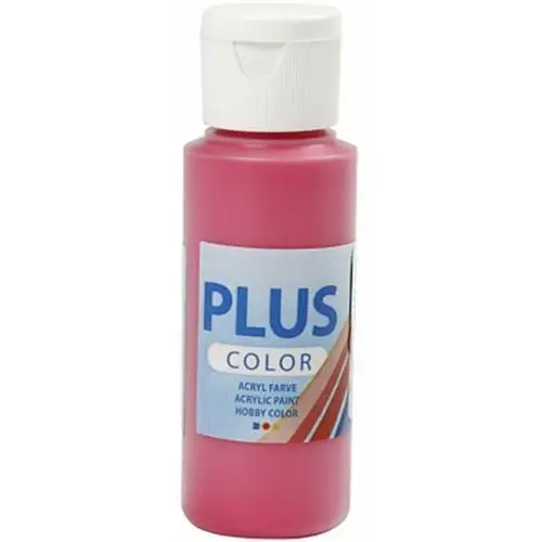 Farba akrylowa, Plus Color, podstawowa czerwień, 60 ml