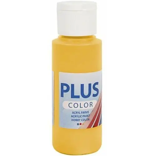 Farba akrylowa, Plus Color, słonecznie żółta, 60 ml