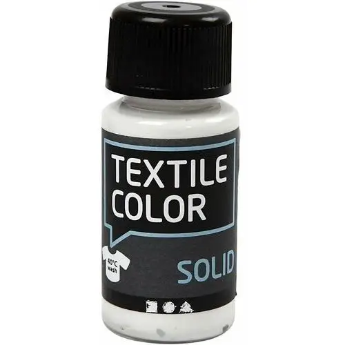 Creativ company a/s Farba do tkanin ciemnych, 50 ml, biała