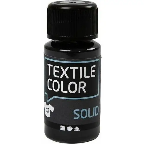 Farba do tkanin ciemnych, 50 ml, czarna