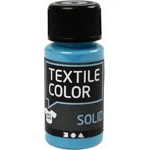 Farba do tkanin ciemnych, 50 ml, turkusowa Creativ company a/s