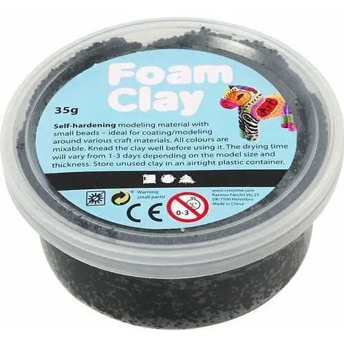 Masa Foam Clay, czarna, 35 g