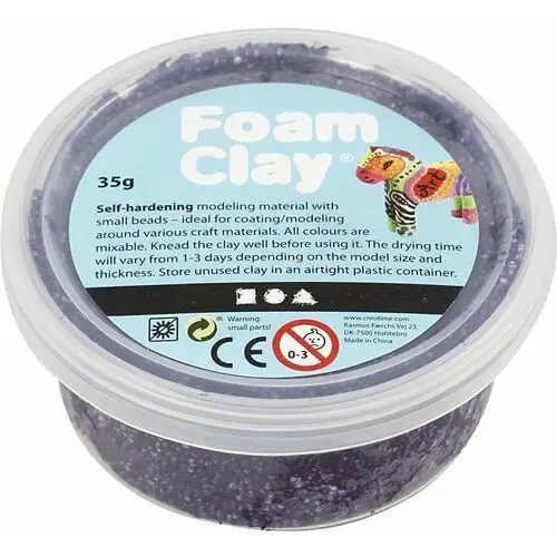 Masa foam clay, fioletowa, 35 g Creativ company a/s