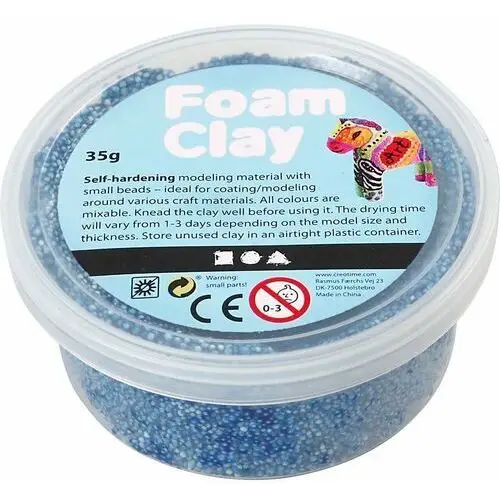 Masa Foam Clay, niebieska, 35 g