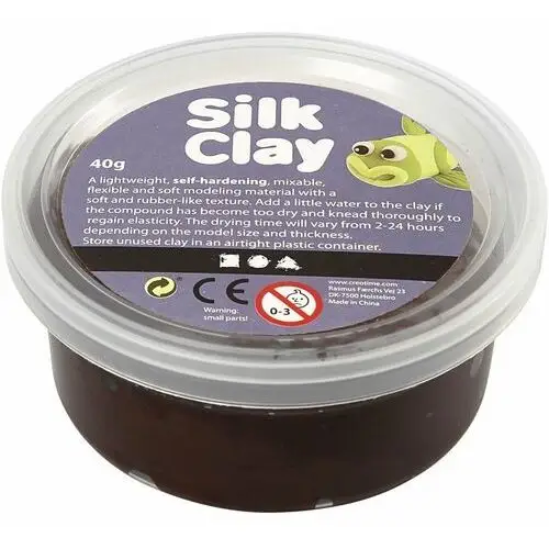 Masa Silk Clay, brązowa, 40 g