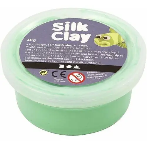 Masa Silk Clay, zielona, 40 g