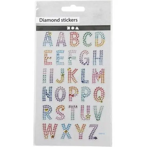 Naklejki diamentowe alfabet