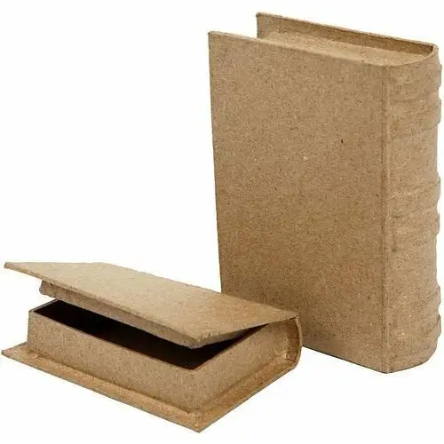 Zestaw pudełek-książek z papier-mache, 2 sztuki Creativ company a/s