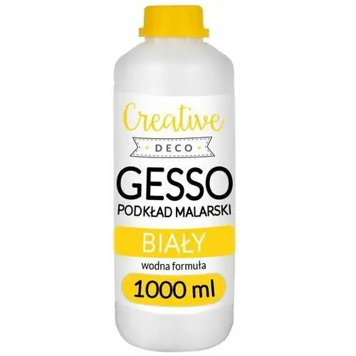 Creative deco gesso, biały podkład, grunt malarski,1000 ml