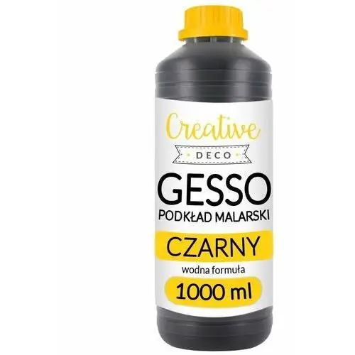 Creative Deco Gesso, czarny podkład, grunt malarski, 1000 ml