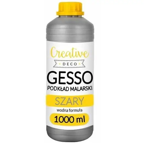 Gesso, szary podkład malarski, grunt malarski, 1000 ml Creative deco