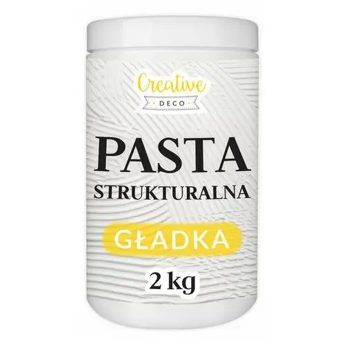 Pasta strukturalna gładka biała do tworzenia struktur i efektów 3D 2kg