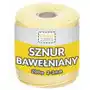 Sznurek bawełniany pastelowy żółty 200m 3mm Creative deco Sklep