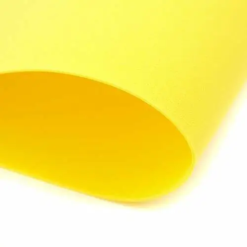Pianka Foamiran 35x30 cm - żółta ciemna