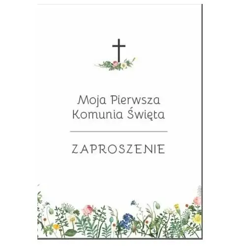 Zaproszenie i komunia święta polne - 5 szt. w zestawie Cudowianki