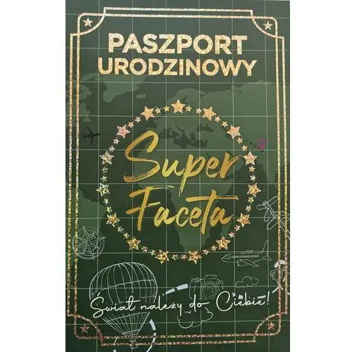 Czachorowski Kartka urodzinowa dla mężczyzny z paszportem jcx171