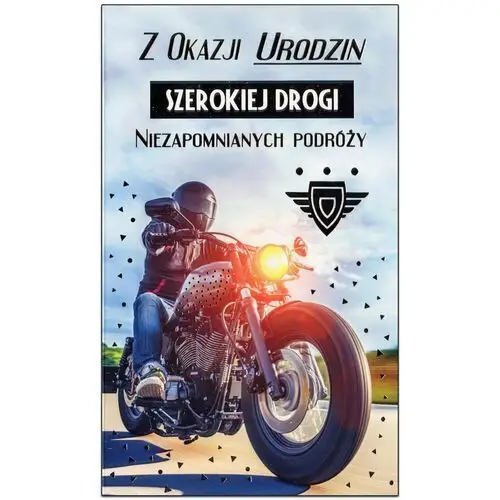 Kartka urodzinowa dla motocyklisty a1003b Czachorowski