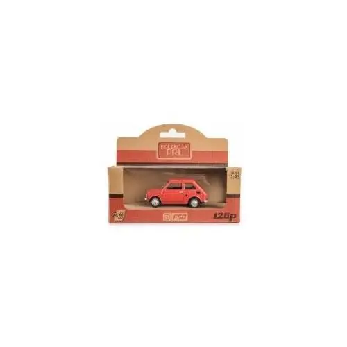 Kolekcja PRL Fiat 126p czerwony Daffi
