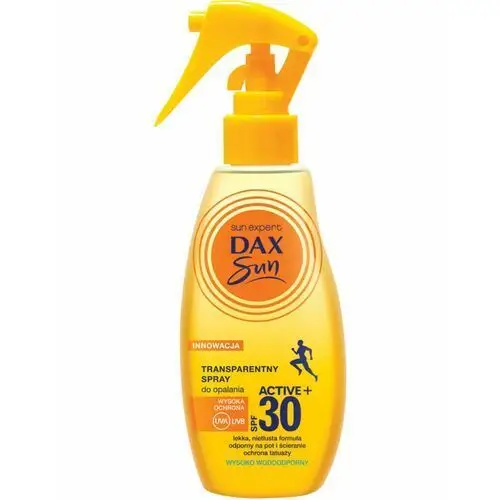 Dax cosmetics Dax sun transparentny spray do opalania spf 30 active+ 200ml