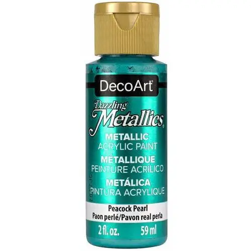 Farba metaliczna Dazzling Metallics - peacock pearl - pawi turkus