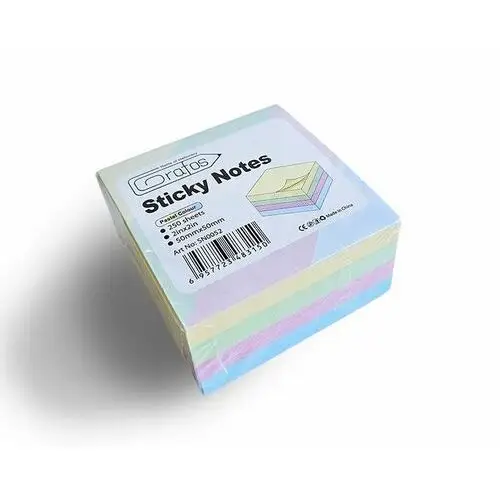 Sticky Notes Karteczki Samoprzylepne 5X5Cm 250Arkuszy
