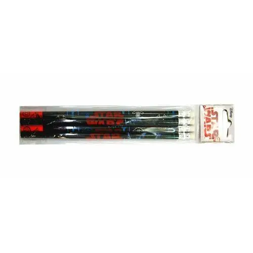 Ołówek z gumką Star Wars 4 szt nr 0634