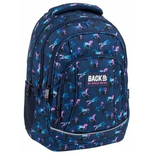 Plecak szkolny dla chłopca i dziewczynki BackUp czterokomorowy, PLB4A88