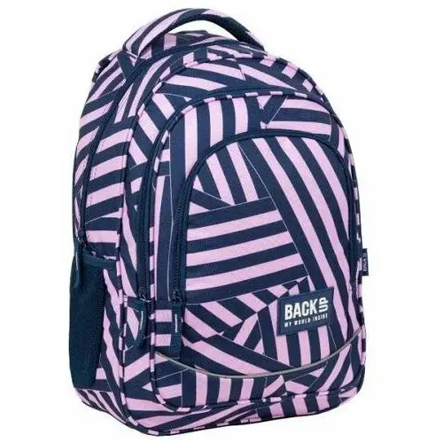 Plecak szkolny dla dziewczynki fioletowy plb3x11 dwukomorowy Derform