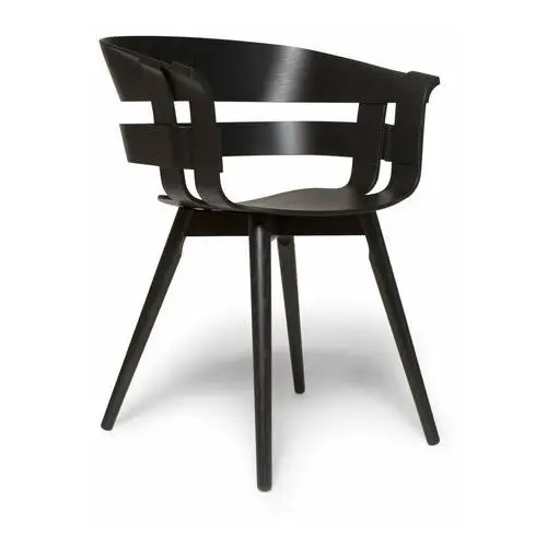 Design House Stockholm Wick Chair krzesło czarny-czarny skrzynkanoga