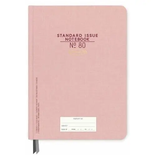 Notatnik 200 stron 'standard issue jumbo - dusty pink'