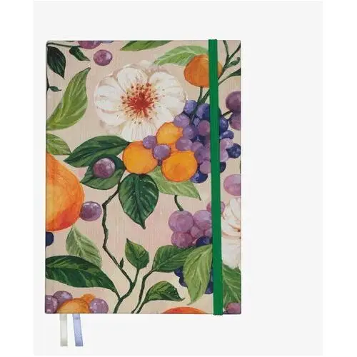 Devangari Blooming orchard - notatnik a5, bullet journal, planer w kropki, notes twarda oprawa, biały papier 150g/m2