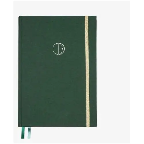 Devangari Simple green garden - notes w kropki b5, twarda oprawa płócienna, bullet planer, biały papier 150 g/m2