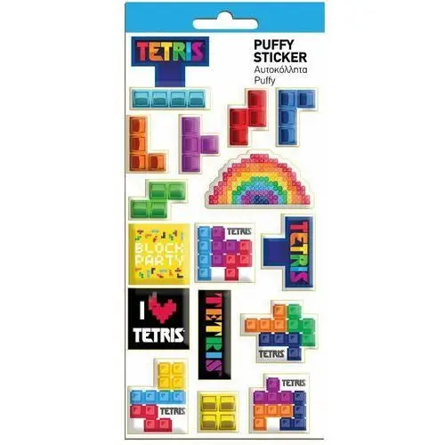 Naklejki wypukłe Tetris